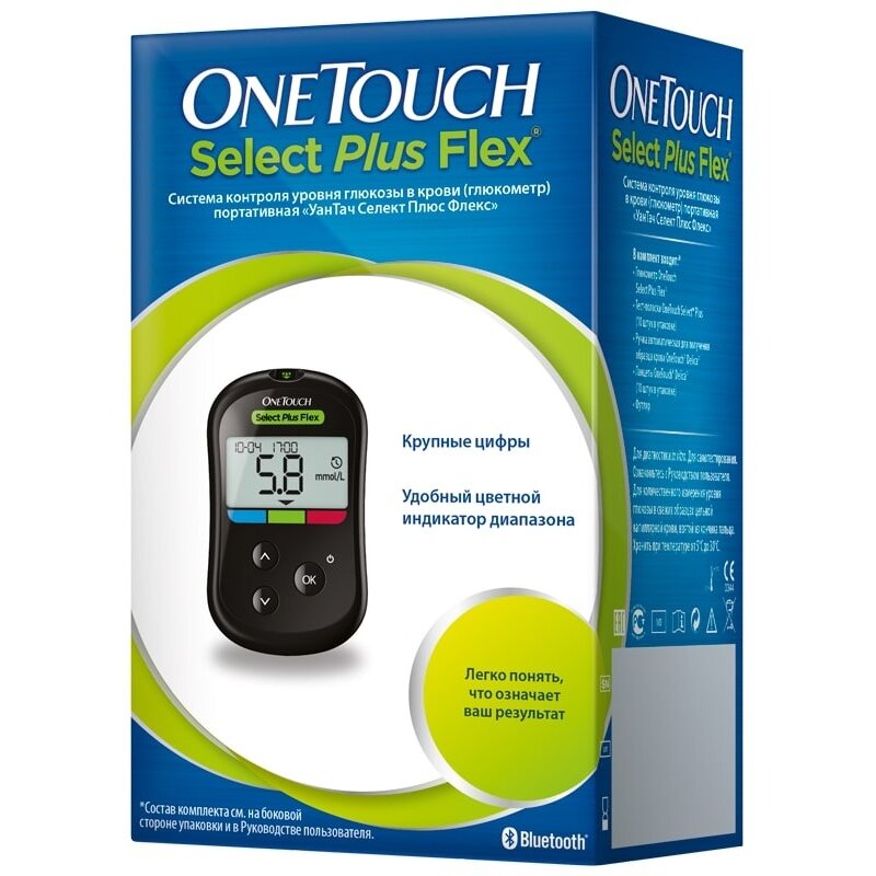 Глюкометр One Touch Select Plus Flex по цене от 299 ₽ в Балашихе ...