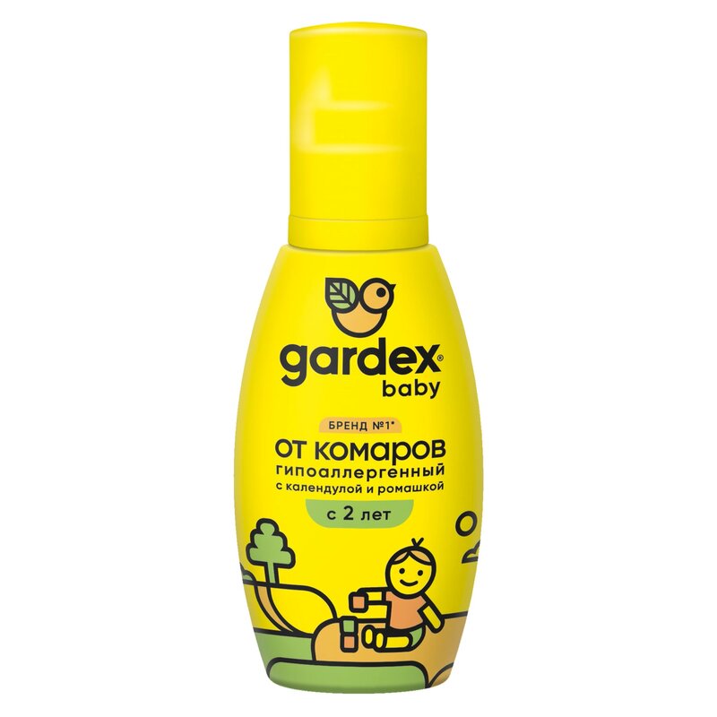 Спрей от комаров детский Гардекс (Gardex) Baby с 2-х лет 100 мл